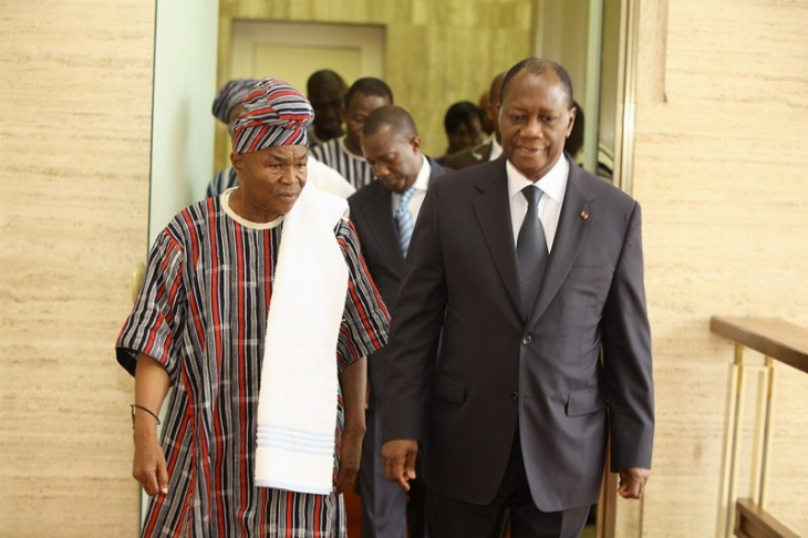 Le roi de Bouna échange avec le Président Ouattara sur le développement de son royaume